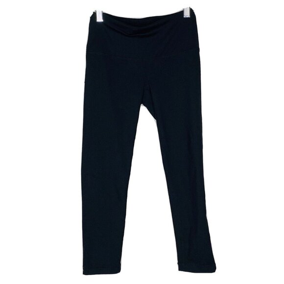 Zella Black Cropped Capri Workout Active Tight Leggings Stretch Womens XXS - Picture 1 of 4